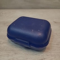 Tupperware Oyster Case Packable Lunch Container Navy Blue Used - $3.00