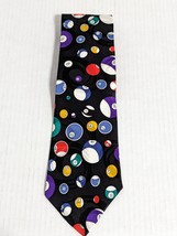 Billiard Balls Designer Necktie Head 2 Toes Ball o Rama Tie Silk Made in USA - £9.87 GBP