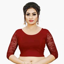 Stretchable Designer Latest Cotton Lycra Blouse for Women - $11.99