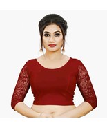 Stretchable Designer Latest Cotton Lycra Blouse for Women - $11.99