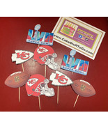 Super Bowl LIX 59 Kansas City Chiefs CupCake Toppers - $23.93 CAD