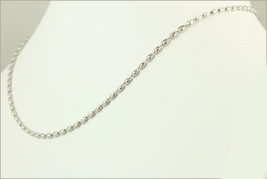 18k white gold sparkling necklace from Singapore ( 18&quot;) - £525.48 GBP