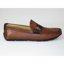 Men's Shoes Steve Madden Slip On Driving style Casual Soft Leather Tatem Bronze image 7