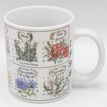 1998 Flowers Of The Month Coffee Mug By Croft For Westwood - £18.59 GBP