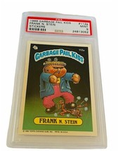 Garbage Pail Kids Trading Card 1986 Sticker PSA 9 Frank N Stein Frankenstein 112 - £593.52 GBP