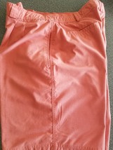 Bugle Boy Co. Basics ~ Men&#39;s Size 38 ~ Orange ~ Pleated Shorts ~ 9&quot; Inseam - £17.64 GBP
