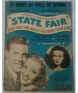 State Fair Rodgers and Hammerstein It Might as well be Spring VTG Sheet ... - £4.61 GBP