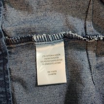 Nina Leonard RN#115070 Women's Cotton Blend Blue Denim Jacket Pockets Sz Medium image 4