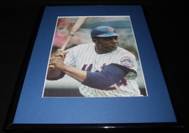 Willie Mays NY Mets Framed 11x14 Photo Display  - £27.68 GBP