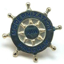 Vintage US NAVY Anti-Air Warfare AAW Modernization Program Lapel Pin 3/4&quot; - $33.61