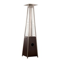 Hldso1-Wgthg Pyramid Glass Tube Propane Patio Heater W/Wheels, 40,000 Bt... - $543.99