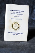 1997-1998 Jackson Tennessee Rotary Club Photo Membership Roster Directory - £3.91 GBP