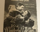 It’s A Wonderful Life Tv Guide Print Ad Jimmy Stewart Donna Reed TPA17 - £4.66 GBP