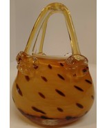 GLASS PURSE-HAND BLOWN VERY ATTRACTIVE-PERFECT CONDITION - £27.24 GBP