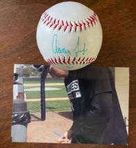 Aaron Judge Signed Autographed Official League Baseball w/ Signing Photo - £259.46 GBP