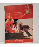 Vintage 1981 Smirnoff Vodka Alcohol Magazine Ad Bar Party Man Cave - $10.93