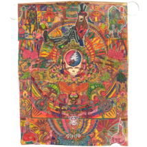 Grateful Dead OOAK Custom Colored Stealy Psychedelic Vintage Poster Trippy 20x27 - £78.42 GBP