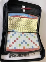 NEW Hasbro SCRABBLE Crossword Game Folio Travel Edition Zippered Case CO... - £15.77 GBP