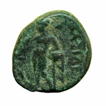 Ancient Greek Coin Antiochos III Seleukid AE14mm Apollo / Apollon Tripod 00141 - $24.29