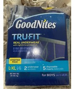 GOODNITES TRU-FIT Boys Underwear Nighttime Protection Starter Pack L / X... - $47.72