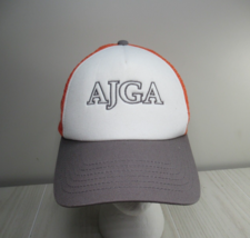 AJGA American Junior Golf Association Imperial SnapBack Golf Hat orange gray - $9.89