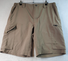 Gerry Shorts Mens Size 32 Brown Polyester Slash Pockets Logo Pull On Bel... - £7.97 GBP