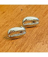 New Cowrie Shell Earrings Silver Tone Stud Earrings Ocean Nautical Beach - £7.92 GBP