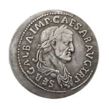 Medallón conmemorativo del emperador romano Galba - Victoria Reverse - $18.55 CAD