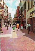 Curacao N Antilles Postcard Heerenstraat Shopping Centre Wilemstad - £2.36 GBP