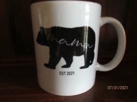 Momma Bear Est. 2021 11 Oz Ceramic Coffee Mug - £4.05 GBP