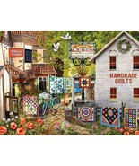 Village Shops 1000 Pc Jigsaw Puzzle - - £32.30 GBP