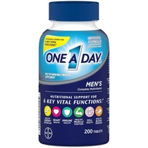 One A Day Men&#39;s Multivitamin Tablets, Multivitamins for Men, 200 Count. - $27.71