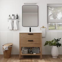 30 Inch Bathroom Vanity Plywood With 2 Drawers - £544.60 GBP