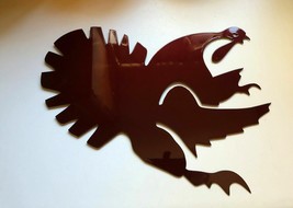 Virginia Tech Gobblers Metal Art 16&quot; wide x 12 1/2&quot; tall - £29.75 GBP