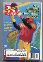 TV Guide-Super Bowl XXVI-Peter Max-Manhattan Cable TV Edition-January 1992-VG - £11.00 GBP
