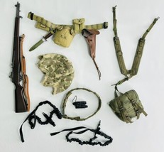 1:6 Scale Mini Times Weapons And Accessories Lot - Guns, Knife, Canteen, Etc - £23.45 GBP