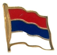 Serbia Flag Hat Tac or Lapel Pin - $6.84