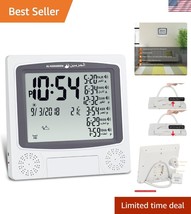 Effortless Prayer Time with Digital Azan Clock - Calendar &amp; Temperature ... - $1,288.86 MXN