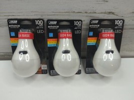 Feit Electric 100-Watt Equivalent A21 Dimmable GU24 Base CEC Light Bulb - 3 Pack - $19.73
