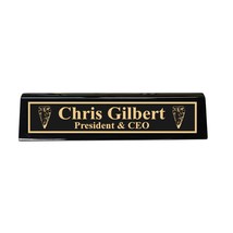 Desk Wedge Name Plate - PERSONALIZED - Arrowhead - 11 Inches (Genuine Wa... - $43.11