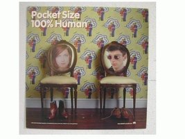 Pocket Size Poster Flat 100% human - £3.90 GBP