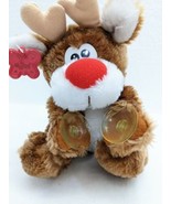 8&quot; Vintage Reindeer RUSS Berrie ROLLY The Plush Christmas Stuffed Animal... - $28.02 CAD