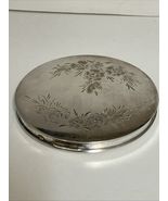 Victorian Sterling Silver Large 4" Compact by Rex Fifth Avenue - $2,984.83 MXN