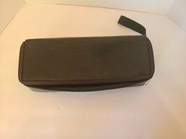 Vtg Black Case Logic Audio Cassette Storage Case Zippered with Handle Ho... - €15,24 EUR
