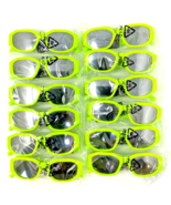 WHOLESALE DOZEN 12 PCS LOT SLIM OVAL GOLD TIGER MEDALLION SUNGLASSES LUX... - $380.82 MXN