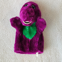 Vintage Barney The Purple Dinosaur Hand Puppet, Lyons Golden Bear Co. Hand Plush - £18.61 GBP