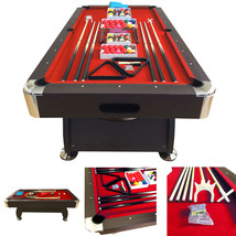 8&#39; Feet Billiard Pool Table Snooker Full Set Accessories Game mod. Vinta... - £1,695.81 GBP