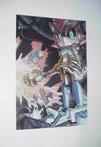Sonic the Hedgehog Poster #17 Mecha Sally Sonic &amp; Tails Movie 3 Prime TV Series - £9.61 GBP