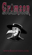 Enamel Pin - Crimson Shadows - Plague Doctor - $9.99