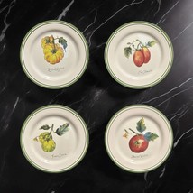 Williams Sonoma 4-Salad Plates HEIRLOOM TOMATOES Portugal Ceramic Desser... - £38.32 GBP